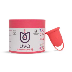 Copa Menstrual UVA 2 Talla A Salmón - Aceites Aromas Colombianas - Renace Jeox