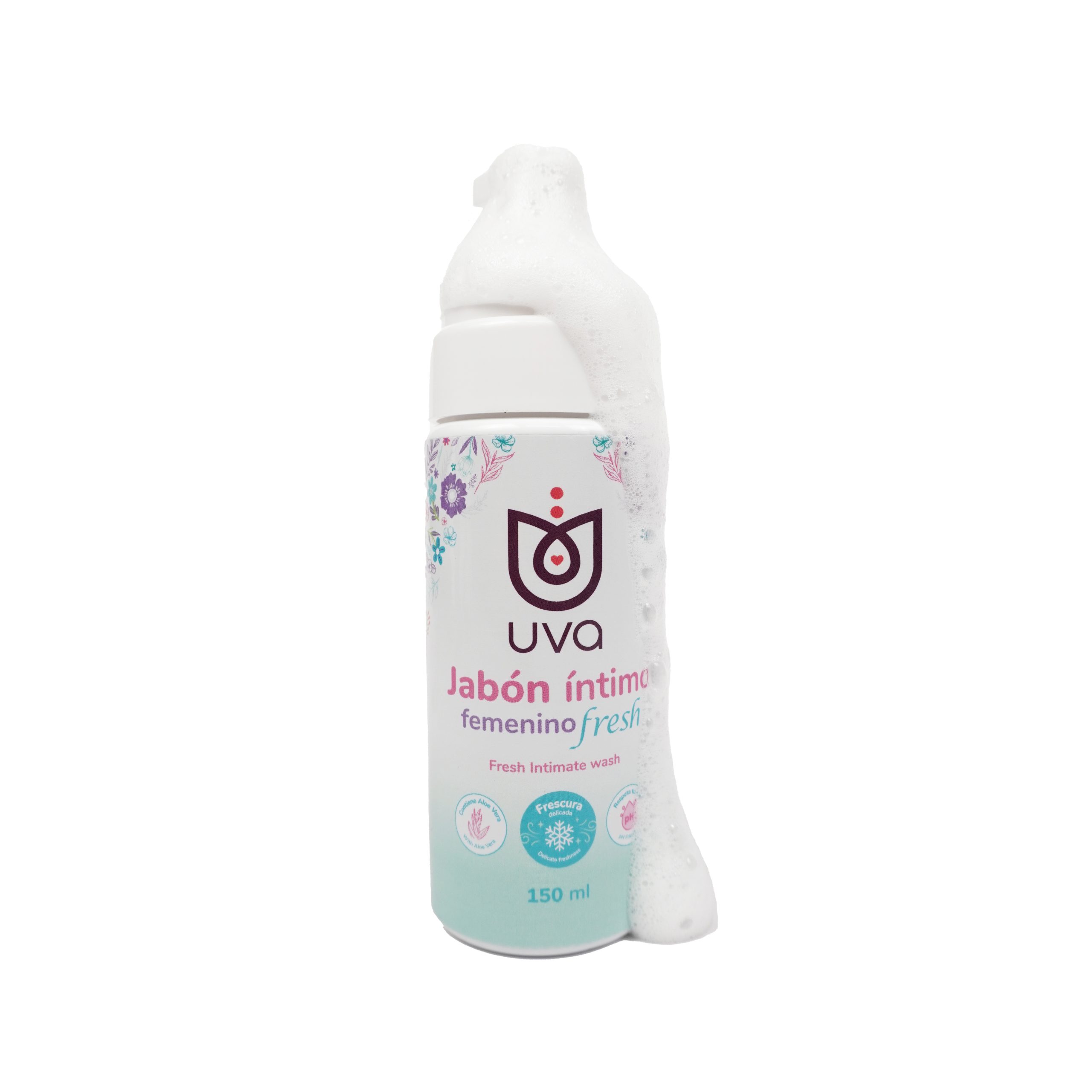 Jabón Íntimo UVA Fresh - Aceites Esenciales Aromas Colombianas - Renace Jeox
